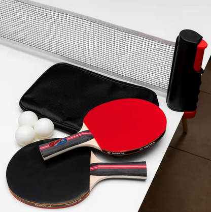 Portable table tennis set