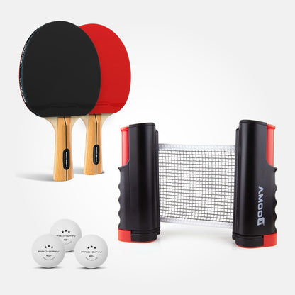 Portable table tennis set